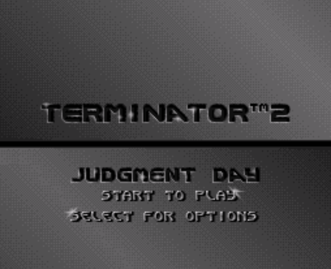 Terminator 2 Judment Day Title Screen
